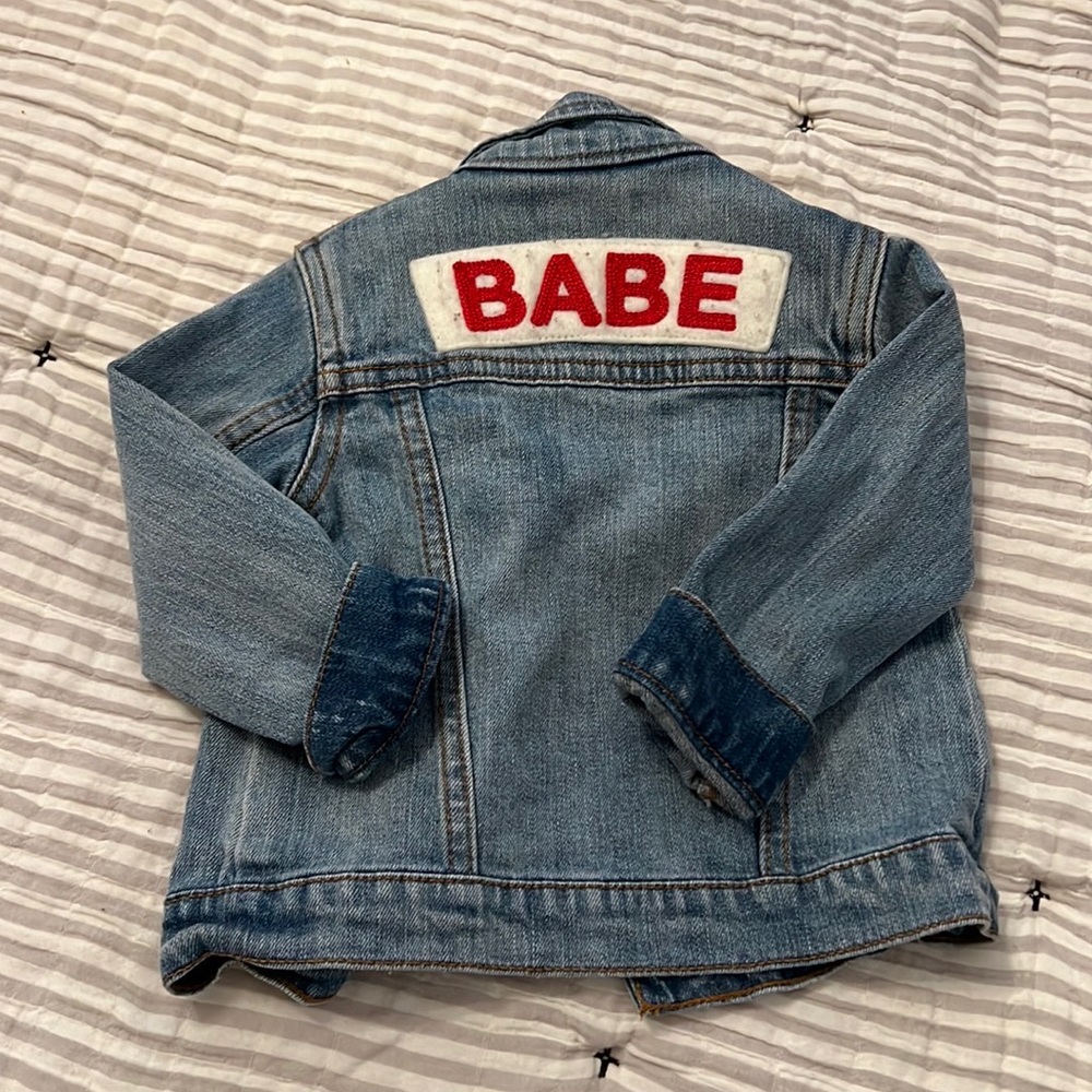 Ingrid & isabel “babe” denim jacket